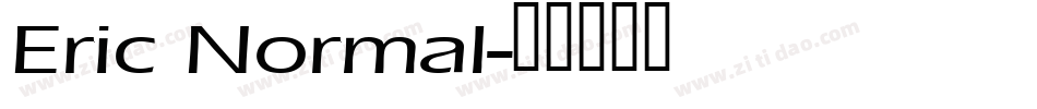 Eric Normal字体转换